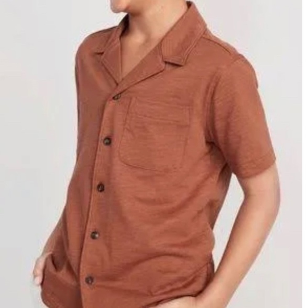 Old navy rust colored collared shirt